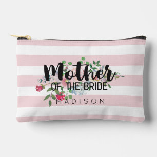 Pochette À Accessoires Rose Épanoui Fleur Mariage Mère de la Mariée