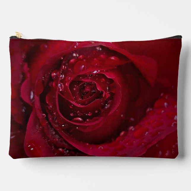 Pochette À Accessoires Rose rouge (Recto)
