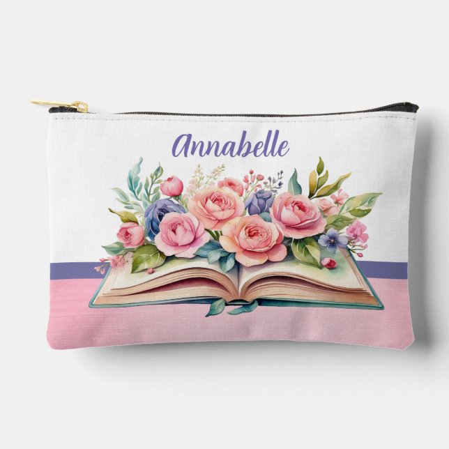 Pochette À Accessoires Roses roses roses sur le livre Petit Accessoire (Recto)