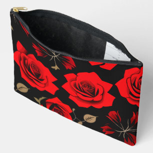 Pochette À Accessoires Roses rouges