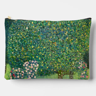 Pochette À Accessoires Roses sous les arbres Gustav Klimt  Impression d'a