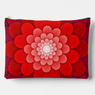 Pochette À Accessoires Rouge Floral Mandala-58566