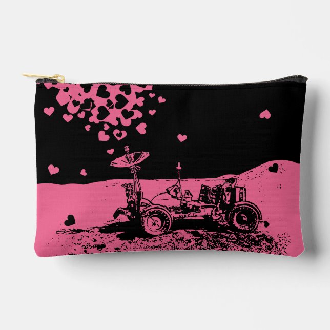 Pochette À Accessoires Rover Lunaire Rose De L'Amour (Recto)