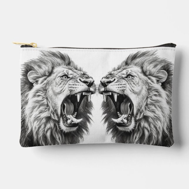 Pochette À Accessoires Rugissement du Lion  (Recto)