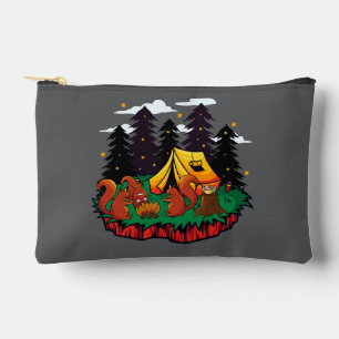 Pochette À Accessoires S’more de plaisir avec cet écureuil de camping