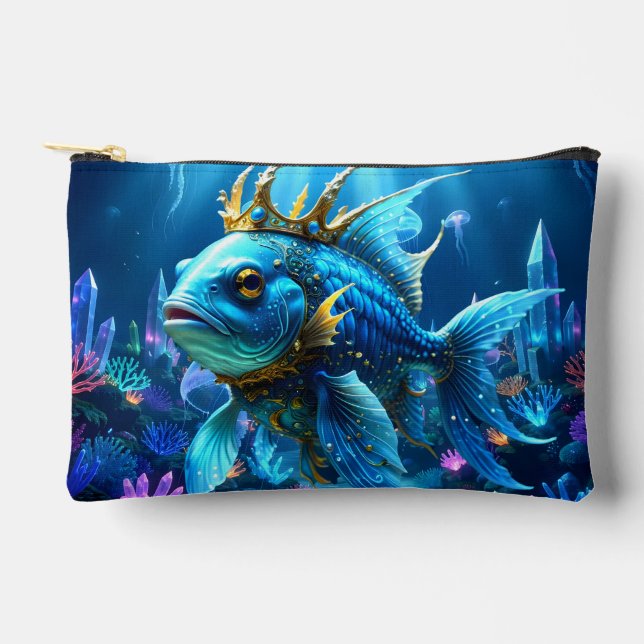 Pochette À Accessoires Sa Majesté le Poisson  (Recto)