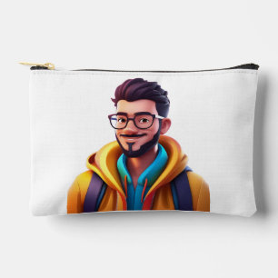 Pochette À Accessoires "Sac à poche lisse avec design unique"