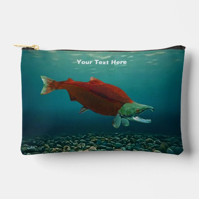 Pochette À Accessoires Saumon Sockeye (Recto)