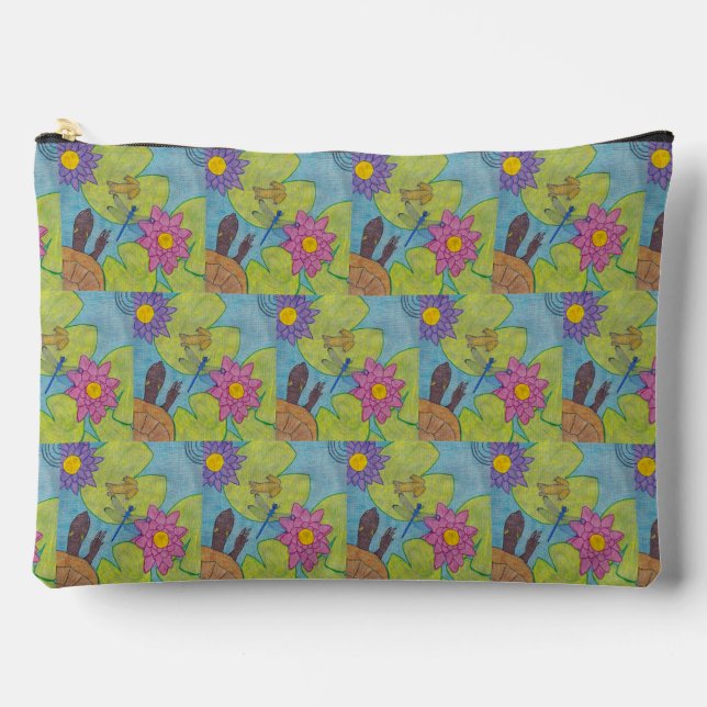 Pochette À Accessoires Scène d'étang - Pochette accessoires (Recto)