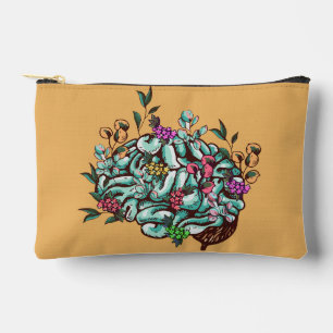 Pochette À Accessoires Sensibilisation à la santé mentale du cerveau huma