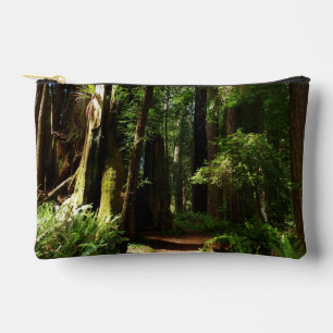 Pochette À Accessoires Séquoias et fougères au parc national de Redwood