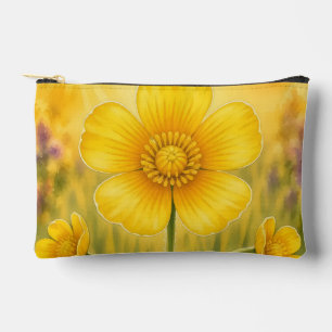 Pochette À Accessoires Série Radiant Petal – Bouton d'or