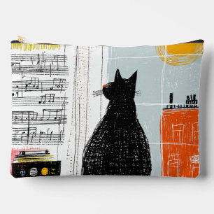 Pochette À Accessoires Set de salle de Vinyl Black Cat High Rise