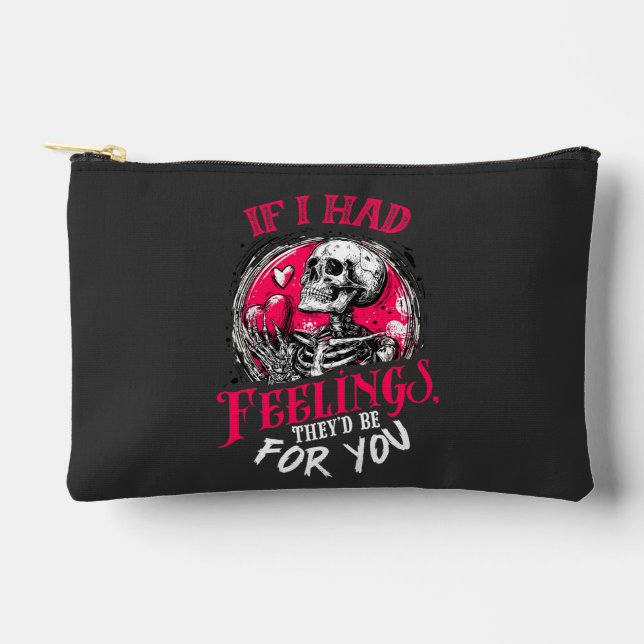 Pochette À Accessoires Si j'avais des sentiments Ils seraient pour toi (Recto)