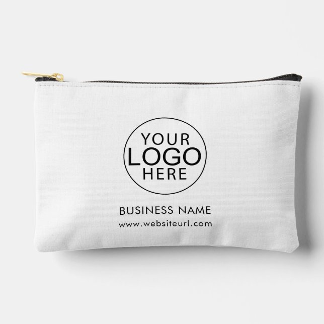 Pochette À Accessoires Simple Business Logo Clients Swag Custom (Recto)