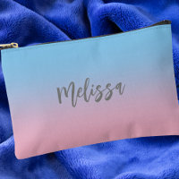 Simple Moderne Coloré Rose Pâle et Bleu
