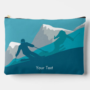 Pochette À Accessoires Skieurs alpins Personnalisé