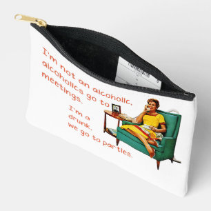 Pochette À Accessoires SlipperyJoe socialiser la fête de la boisson vinta