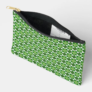 Pochette À Accessoires SlipperyJoe's Saint-Patrick quatre feuilles de trè