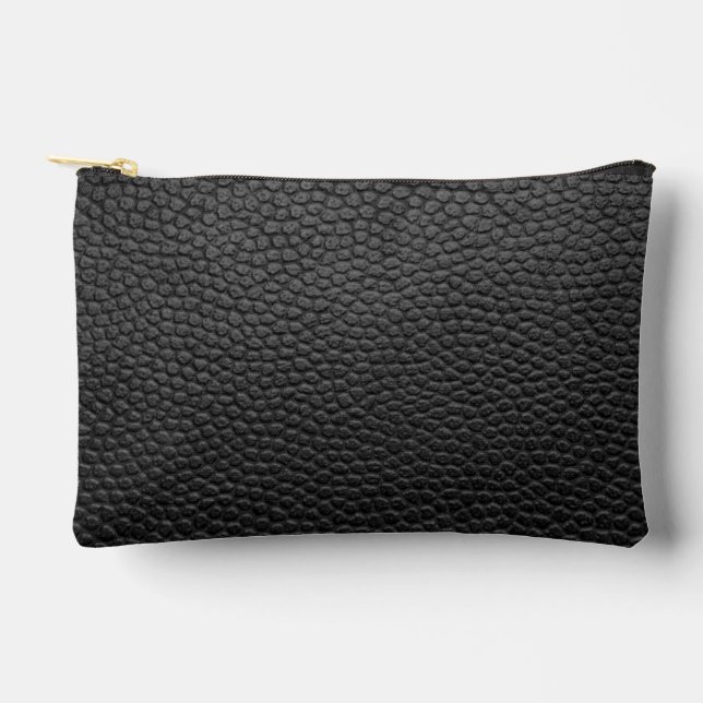 Pochette À Accessoires Snakeskin noir (Recto)