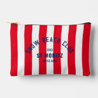 Snow Beach Club Red Cabana Stripe hiver