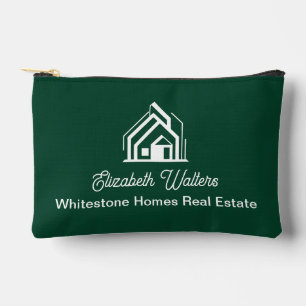 Pochette À Accessoires Société immobilière verte Realtor personnalisé