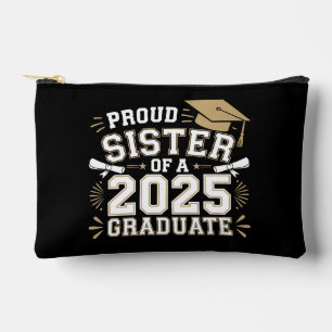 Pochette À Accessoires Sœur fière d'une famille de diplômé de la promotio