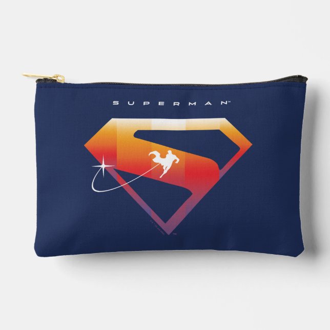 Pochette À Accessoires Soleil Tourner Superman Shield (Recto)