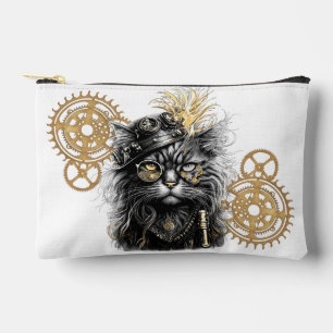 Pochette À Accessoires Spunky Paws Le Chat Steampunk Funky 