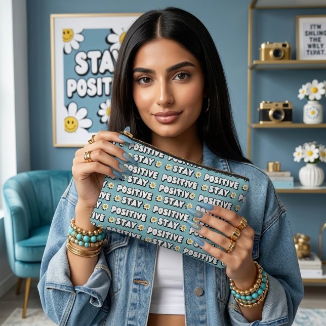 Pochette À Accessoires Stay Positive (Créateur téléchargé)