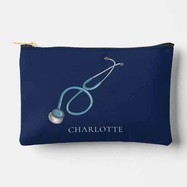 Pochette À Accessoires Stéthoscope personnalisé pour médecin (Recto)