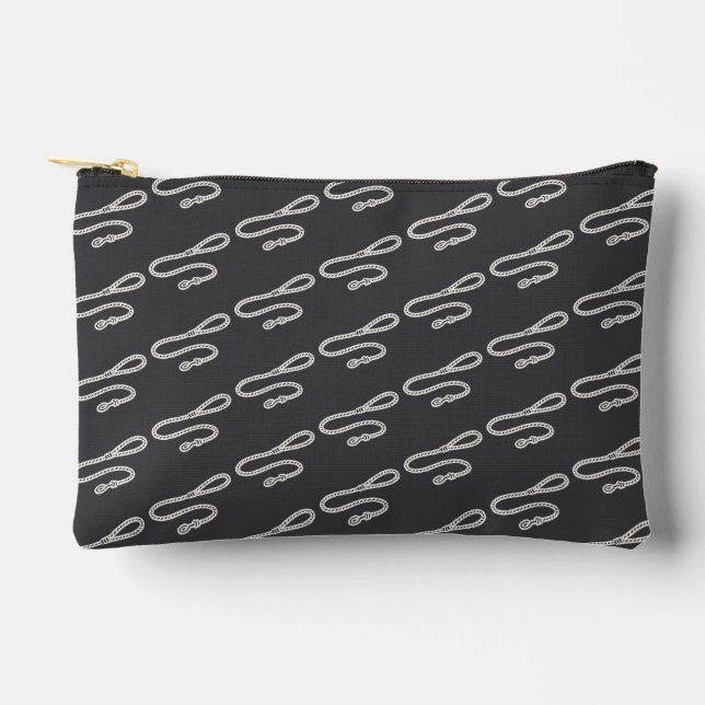 Pochette À Accessoires Stylized Dog Leash Design Pattern (Recto)