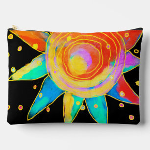 Pochette À Accessoires Sun Shining Abstrait Art