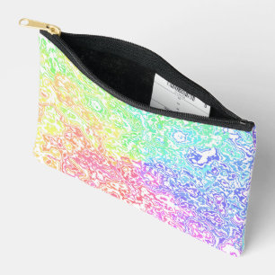 Pochette À Accessoires Super coloré Vibrant Maximaliste Marbre arc-en-cie