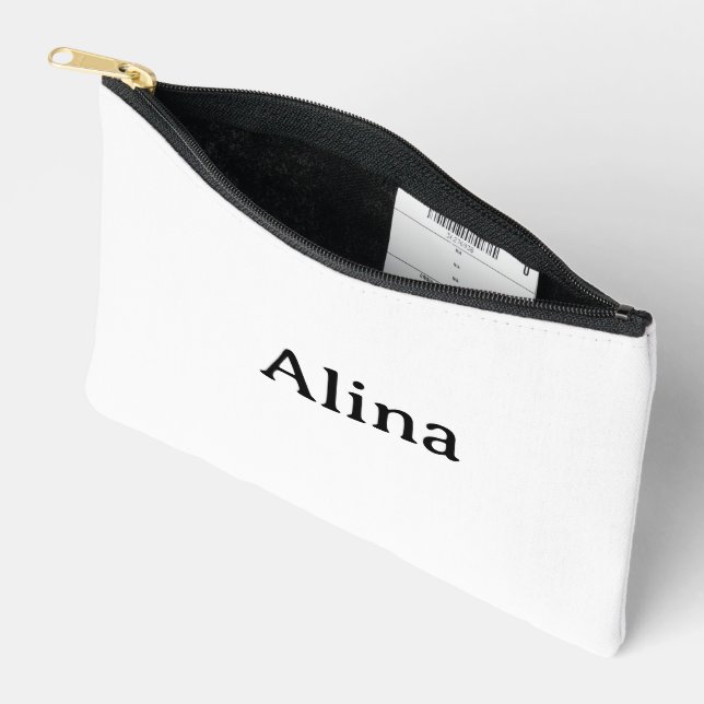 Pochette À Accessoires supprimer le texte et ajouter votre propre concept (Ouvrir)