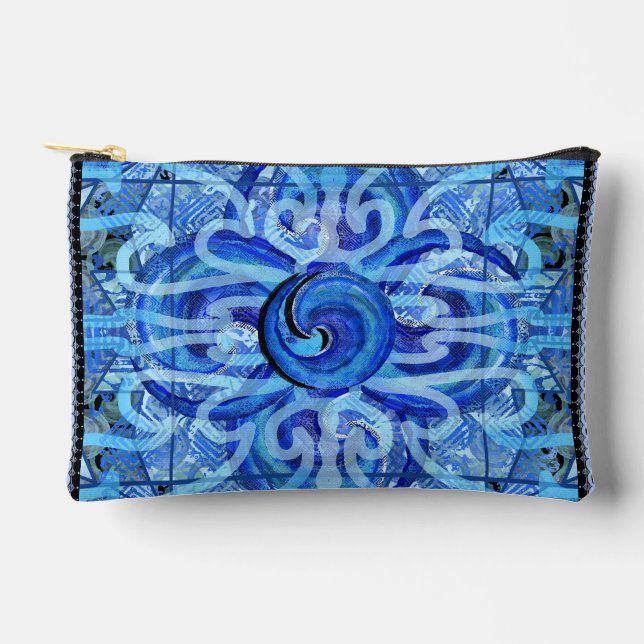 Pochette À Accessoires Susea Blu Studios Wave Pouch (petit) (Recto)
