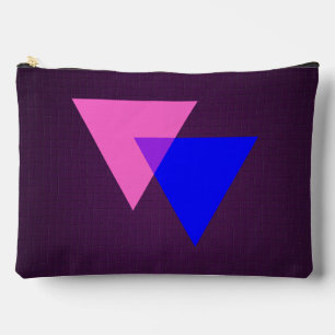 Pochette À Accessoires Symbole de la bisexualité 