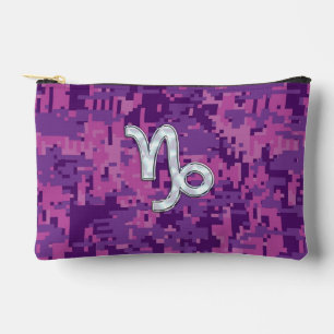 Pochette À Accessoires SYMBOLE Zodiaque Capricorne Camouflage numérique r