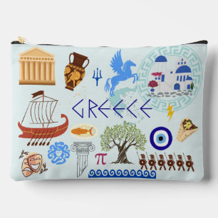 Pochette À Accessoires Symboles grecs Amateurs de voyage