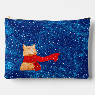 Pochette À Accessoires Tabby aime la neige