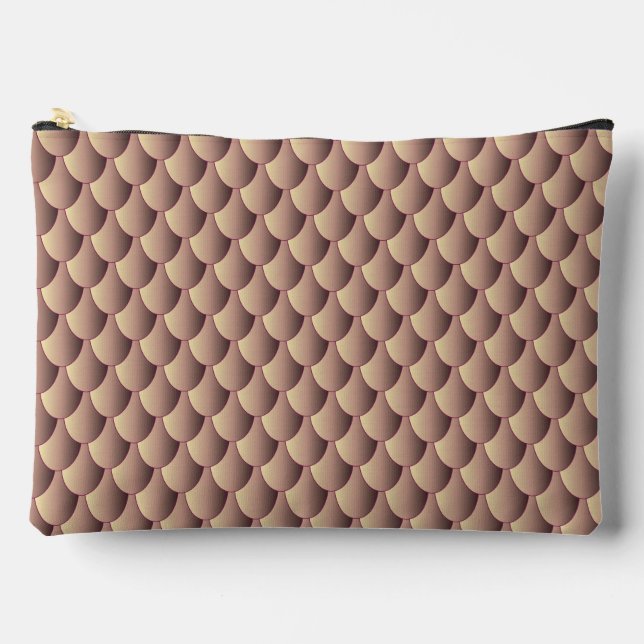 Pochette À Accessoires Tan Scales (Recto)