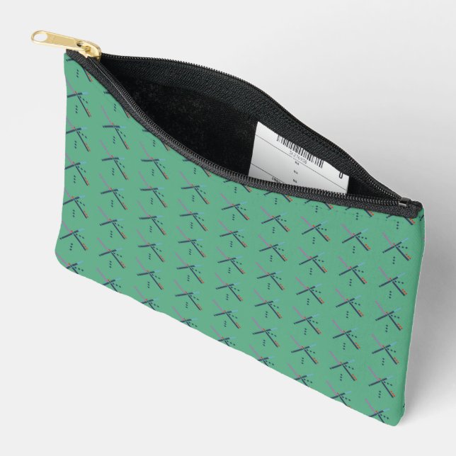 Pochette À Accessoires Tapis de l'aéroport PDX (Ouvrir)