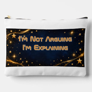 Pochette À Accessoires Tapis de souris citation Je ne discute pas, j'expl