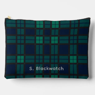 Pochette À Accessoires Tartan Clan Plaid Blackwatch Tartan Personnalisé