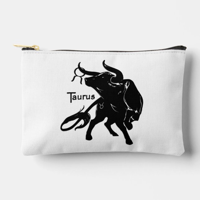 Pochette À Accessoires Taurus puissant le Zodiaque Bull (Recto)