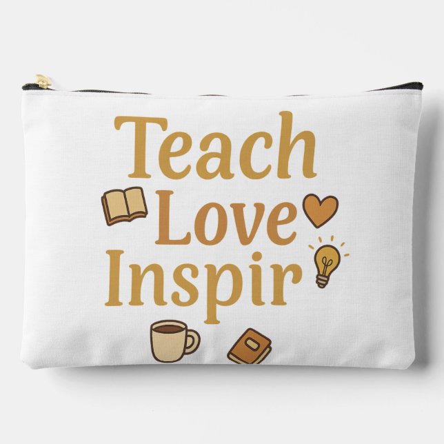Pochette À Accessoires Teach Love Inspire (Recto)
