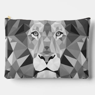 Pochette À Accessoires Tête de lion géométrique cool