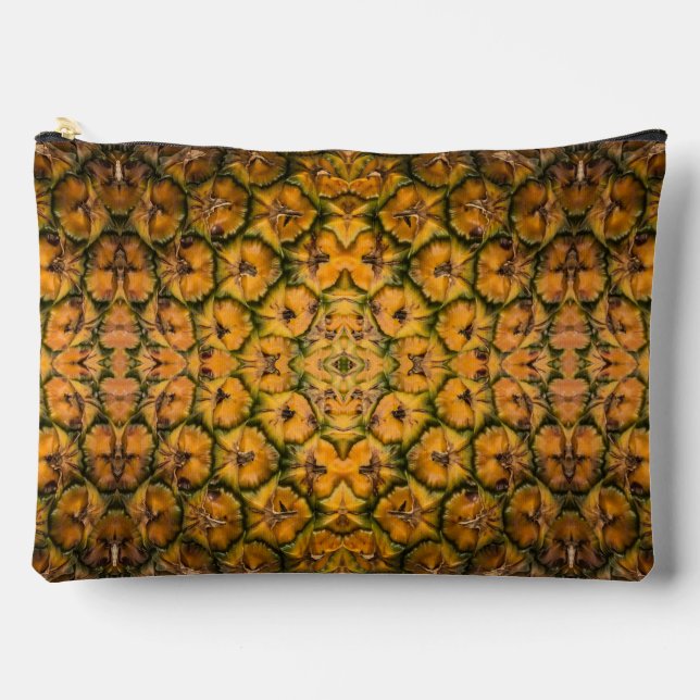 Pochette À Accessoires Texture d'écorce d'ananas (Recto)