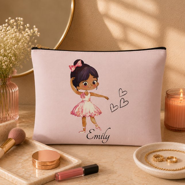 Pochette À Accessoires Thème aquarelle danseuse de ballet (Créateur téléchargé)
