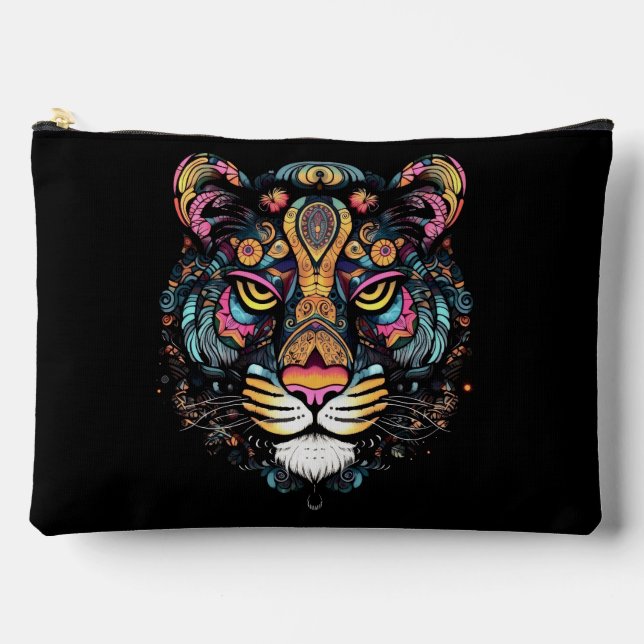 Pochette À Accessoires Tiger (Recto)